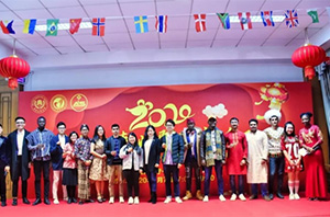 Zhejiang Gongshang University held 2020 International Students Spring Festival Reception